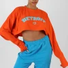 Public Desire Detroit Super Cropped Long Sleeve T-Shirt | Women Tops
