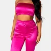 Public Desire Disco Skinny Leg Trousers Pink | Women Trousers