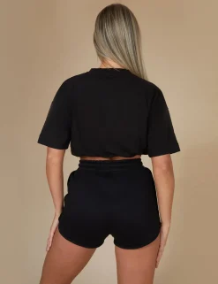 Public Desire Elasticated Waist Cropped T-Shirt | Women Tops