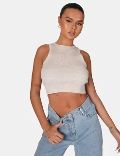 Public Desire Extreme Racer Knitted Crop | Women Knitwear