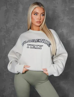 Public Desire Florence Oversized Sweatshirt | Women Sweatshirt & Hoodies