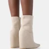 Public Desire Getaway Faux Suede Wedged Heeled Ankle Boot | Women Heeled Boots