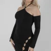 Public Desire Halter Neck Button Detail Mini Dress | Women Dresses
