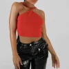 Public Desire Halter Neck Strappy Crop Top | Women Tops