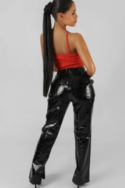 Public Desire Halter Neck Strappy Crop Top | Women Tops