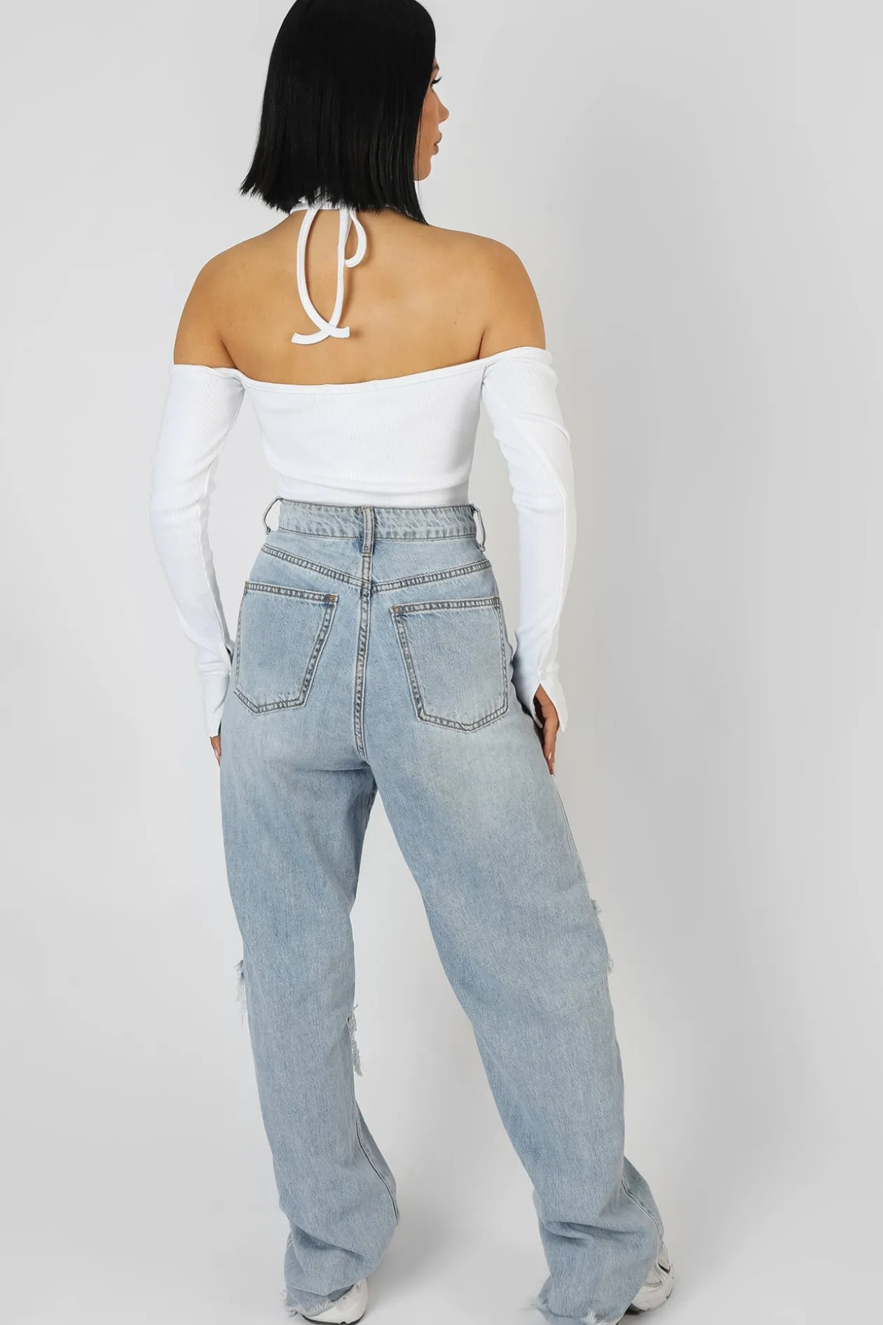 Public Desire Halterneck Ring Detail Bodysuit | Women Bodysuits