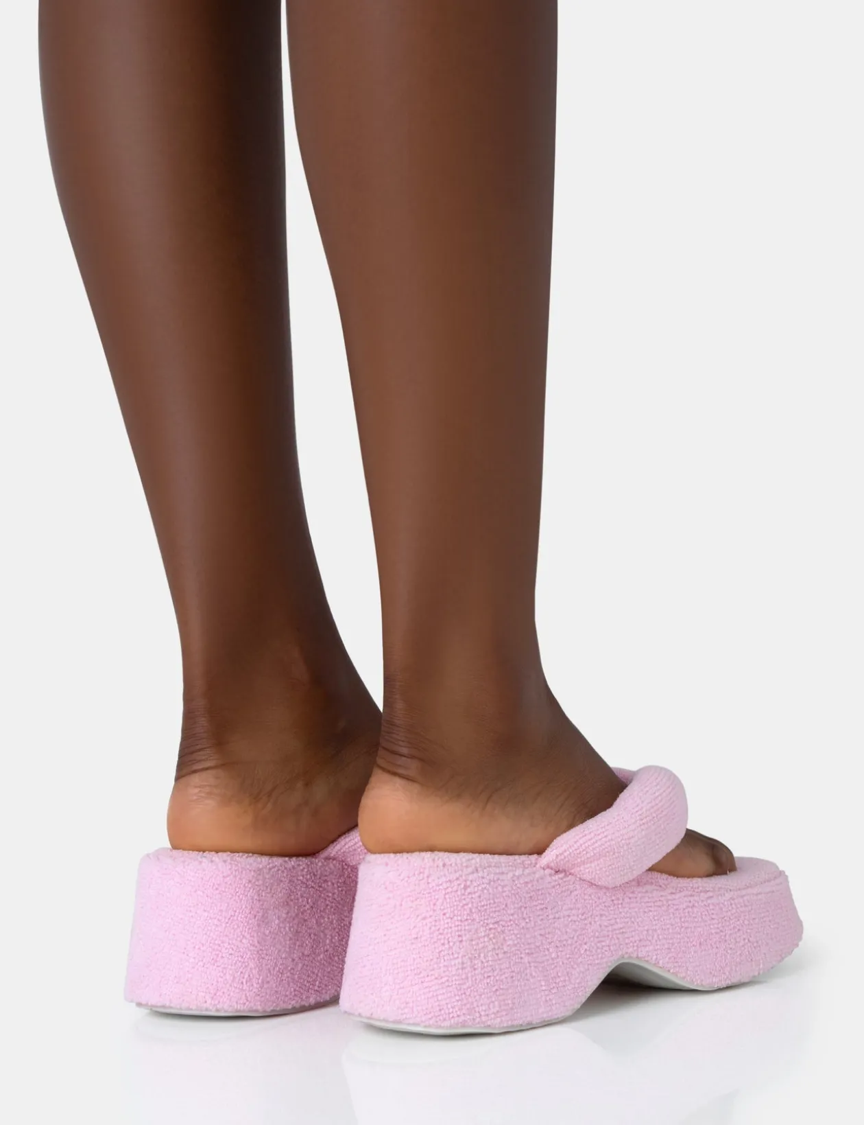 Public Desire Havana Towelling Flip Flop Chunky Platform Sandals | Women Chunky Sandals