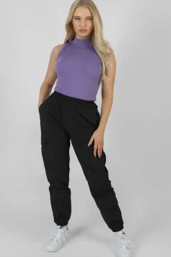 Public Desire High Neck Rib Bodysuit | Women Bodysuits