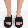Public Desire Juicy Terry Towelling Slider Slippers | Women Sliders