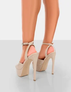 Public Desire Just Kidding Patent Platform High Heels | Women Platform Heels
