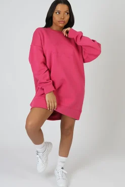 Public Desire Kaiia Embroidered Sweat Dress | Women Dresses