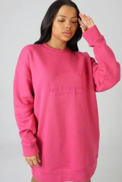 Public Desire Kaiia Embroidered Sweat Dress | Women Dresses