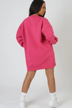 Public Desire Kaiia Embroidered Sweat Dress | Women Dresses