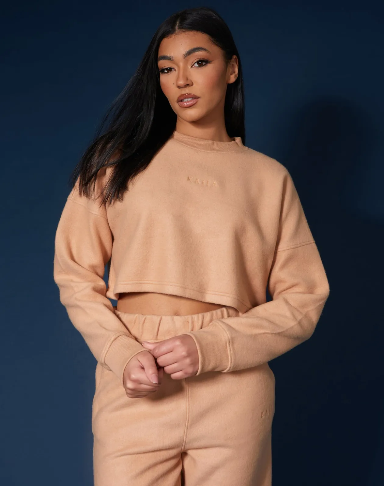 Public Desire Kaiia Fluffy Cropped Sweatshirt | Women Sweatshirt & Hoodies