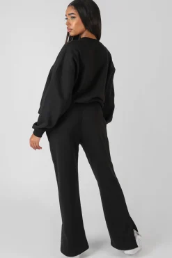 Public Desire Kaiia Oversized Tonal Embroidered Sweatshirt | Women Sweatshirt & Hoodies
