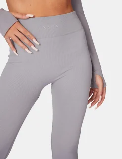 Public Desire Kaiia Premium Rib Seamless Leggings | Women Jogger & Leggings