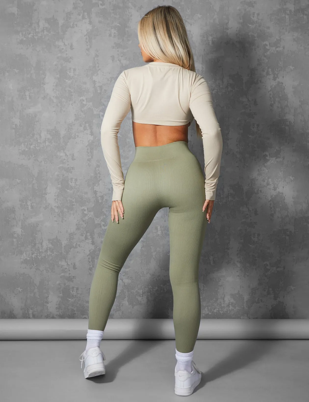 Public Desire Kaiia Premium Rib Seamless Leggings | Women Jogger & Leggings