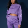 Public Desire Kaiia Slogan Cropped Hoodie | Women Sweatshirt & Hoodies