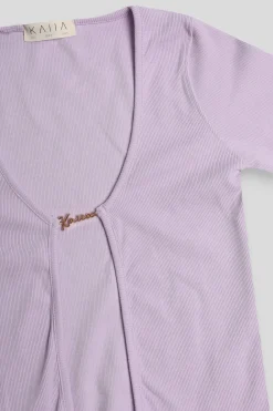 Public Desire Kaiia Trim Ribbed Top | Women Tops