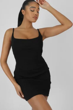 Public Desire Kaiia Underbust Ribbed Mini Dress | Women Tops