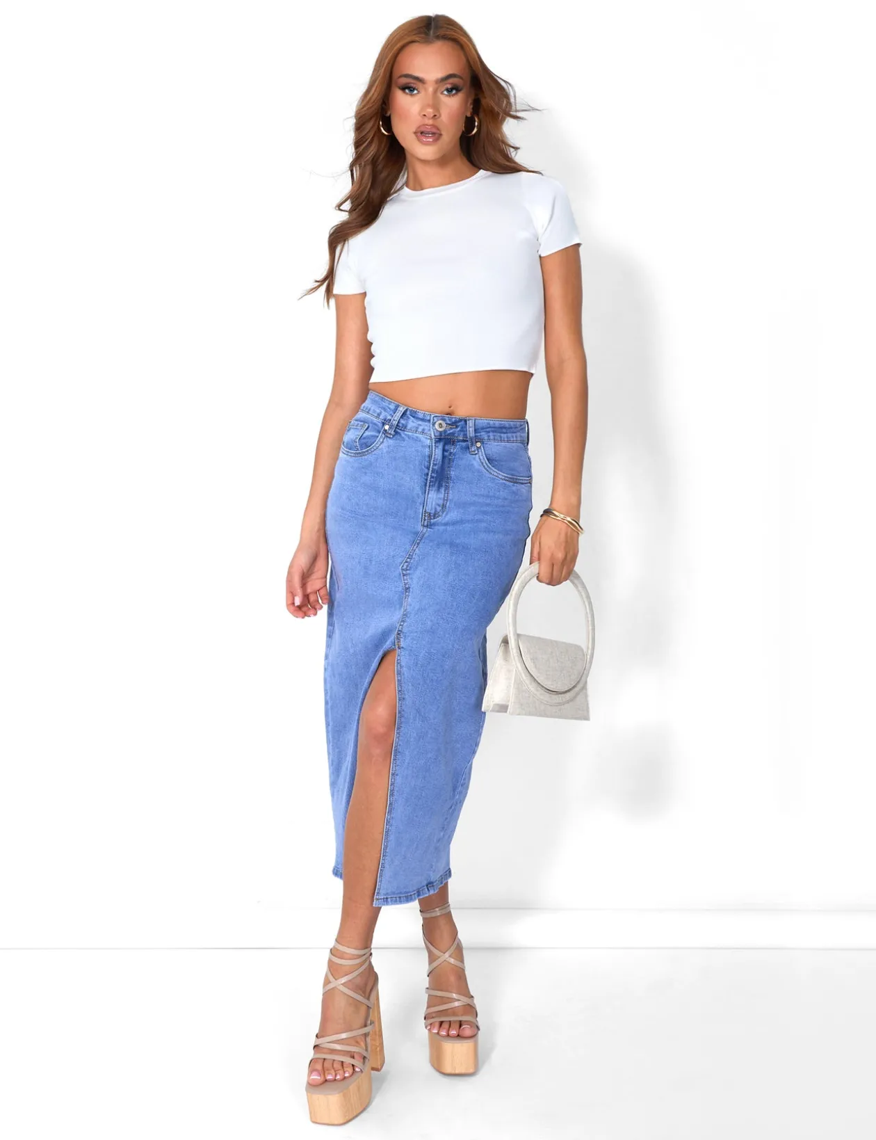 Public Desire Knitted Baby Tee | Women Tops