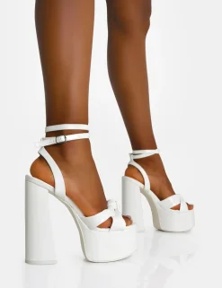 Public Desire Leo Edition Patent Platform High Heels | Women Platform Heels