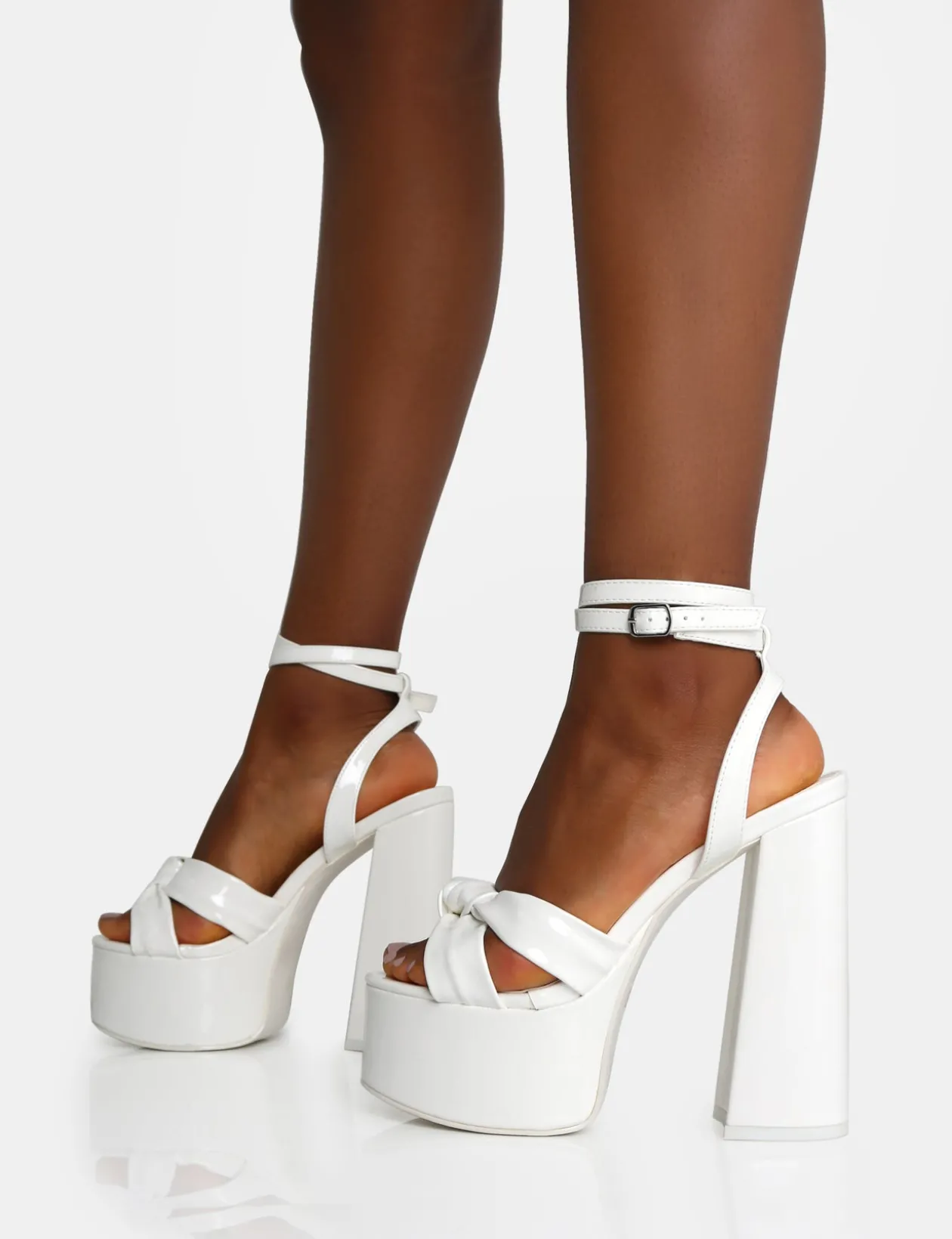 Public Desire Leo Edition Patent Platform High Heels | Women Platform Heels