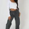 Public Desire Long Sleeve Hankey Crop Top | Women Tops