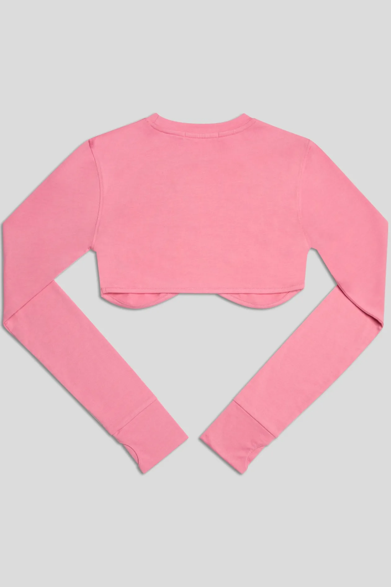 Public Desire Long Sleeve Underbust Crop Top | Women Tops