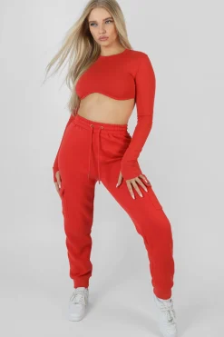 Public Desire Long Sleeve Underbust Top | Women Tops