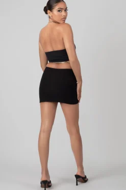 Public Desire Loop Ruching Chain Strap Bra Top | Women Tops