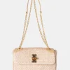 Public Desire Mara Natural Raffia Gold Chain Detail Adjustable Shoulder Bag | Women Crossbody And Shoulder Bags
