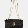 Public Desire Mara Raffia Gold Chain Detail Adjustable Shoulder Bag | Women Crossbody And Shoulder Bags