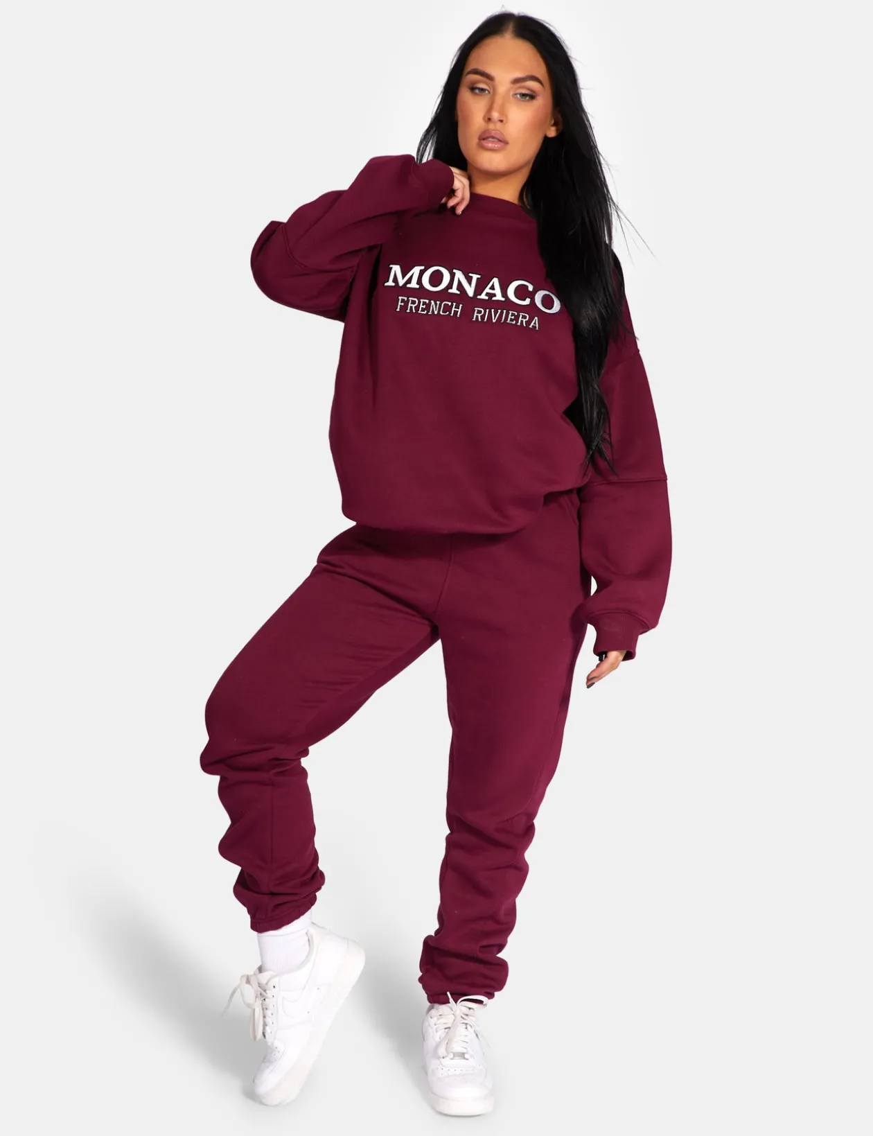 Public Desire Monaco Embroidered Sweatshirt | Women Sweatshirt & Hoodies
