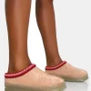 Public Desire Nala Faux Suede Embroidered Slipper Platform Boots | Women Ultra Mini Boots