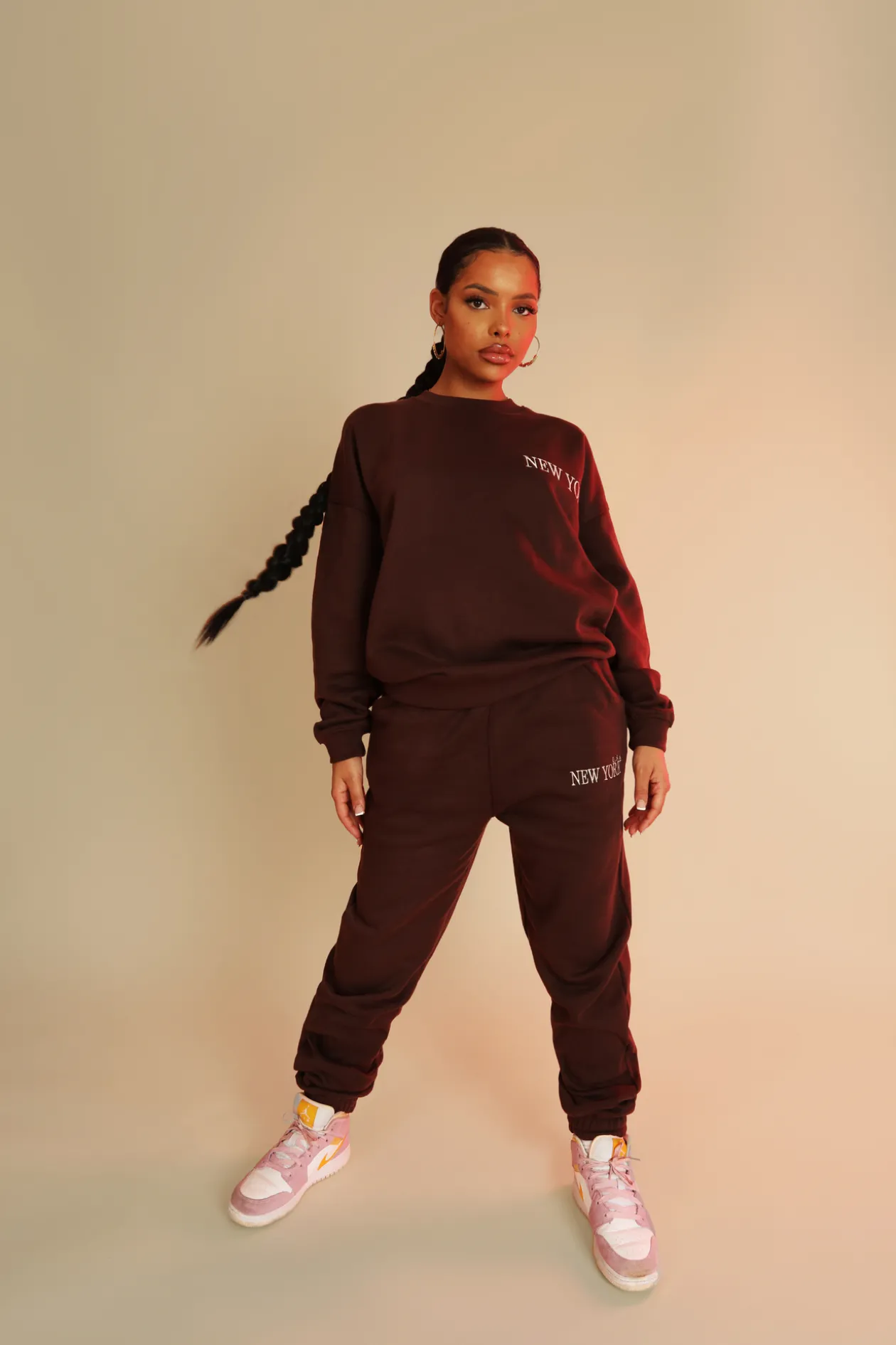 Public Desire New York Oversized Sweatshirt | Women Sweatshirt & Hoodies