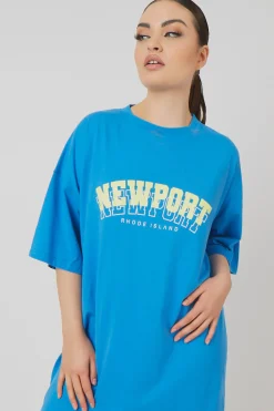 Public Desire Newport Graphic T-Shirt Dress | Women Tops