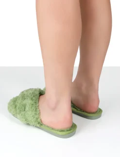 Public Desire Nightcap Cross Strap Slippers | Women Slippers