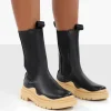 Public Desire Oakley And Butter Platform Chunky Sole Ankle Boots | Women Chunky Boots