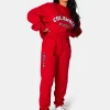 Public Desire Oversized Columbia Embroide Slogan 90S Joggers | Women Jogger & Leggings