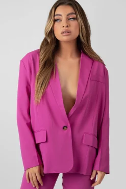 Public Desire Oversized Dad Blazer | Women Tailoring