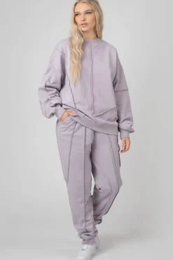 Public Desire Oversized Exposed Seam Detail Sweatshirt | Women Sweatshirt & Hoodies
