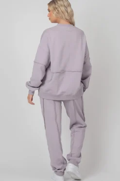 Public Desire Oversized Exposed Seam Detail Sweatshirt | Women Sweatshirt & Hoodies
