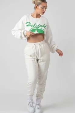 Public Desire Oversized Extreme Cropped Sweat | Women Sweatshirt & Hoodies