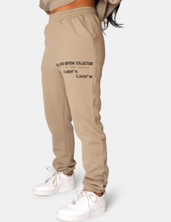 Public Desire Oversized Fit Printed Joggers Elm | Women Jogger & Leggings