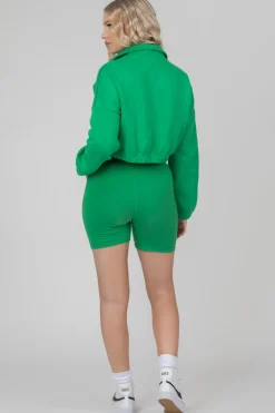 Public Desire Oversized Half Zip Gathered Hem Sweat | Women Sweatshirt & Hoodies