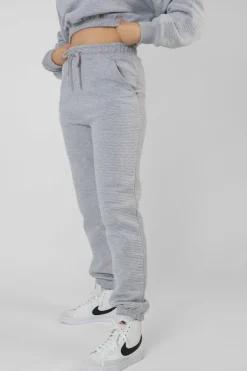 Public Desire Oversized Rib 90's Joggers Marl | Women Jogger & Leggings