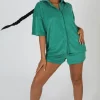 Public Desire Oversized Short Sleeve Towelling Shirt | Women Tops