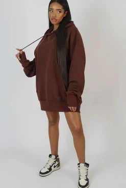 Public Desire Oversized Sweat Hoodie Dress | Women Dresses