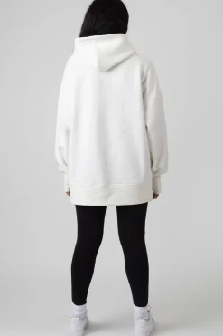 Public Desire Oversized Text Hoody | Women Sweatshirt & Hoodies